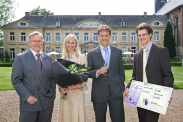 l. to r.: Jan Zuidam, Dorota Rozkiewicz, Rolf Koole and Maarten Roeffaers