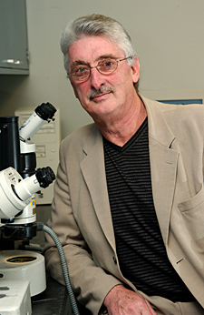 Richard Wool, professor of chemical engineering: "The [Twinkling Fractal Theory] enables a number of predictions of universal behavior to be made about glassy materials of all sorts, including polymers, metals and ceramics.” Photo by Kathy Atkinson
