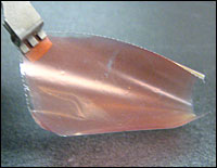 Nanodiamond-embedded devices could be used to deliver a broad range of therapeutics for the treatment of cancer and inflammation and for regenerative medicine. The extremely thin and flexible devices also can be customized to any shape and thickness.