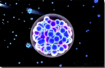 Illustration of the newly created element 117. Kwei-Yu Chu/LLNL