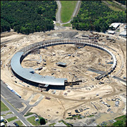 National Synchrotron Light Source II under construction