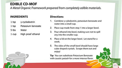 This simple recipe can be followed to make all-natural metal-organic frameworks.