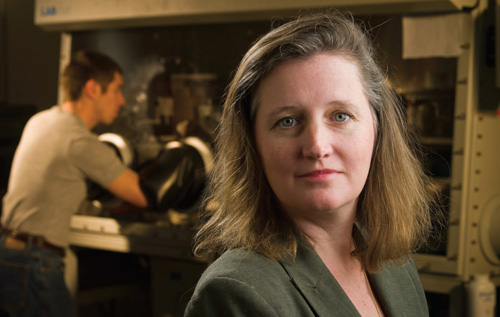 Sue Carter in her lab. Credit R. Jones.