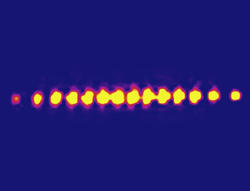 Up to 14 quantum bits were entangled in an ion trap.