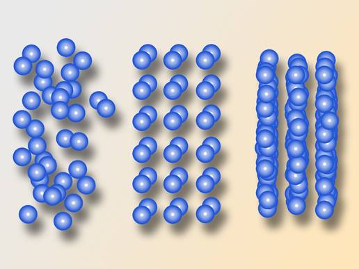 Intriguing structures formed by tiny particles floating in liquids. (Copyright: Vienna University of Technology)