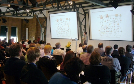 The audience at one of the sessions of the 2010 JPK workshops 