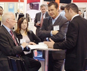 Networking between delegates at the 2010 Photonex conference 