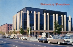 A postcard shows the LRSM in its early years. The MRSEC grant coincides with the lab's 50th anniversary. (Photograph: Les Smith)