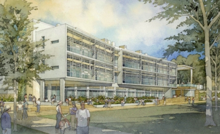 Artist's conception of the
BioEngineering Building
	 