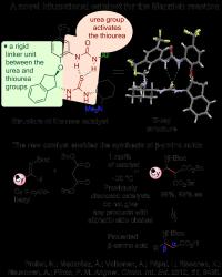 This image shows a novel bifunctional catalyst for the Mannich reaction.

Credit: Professor Petri Pihko