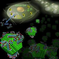 By binding multiple molecules of Daunorubicin with nanodiamonds, scientists from NUS and UCLA managed to boost the delivery of the drug to leukemic cells and retain the drug within the cells to combat the cancer.

Credit: Han B. Man and Hansung Kim