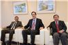 (L-R) Prof Subbu Venkatraman; Prof Chad Mirkin; NTU Provost Prof Freddy Boey - NTU launched SE Asia's first Nanomedicine research institute today