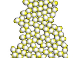 Disordered gel-like structures - with interconnected rings