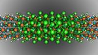 This simulation of a one-nanometer wide Indium Nitride wire shows the distribution of an electron around a positively charged 'hole.' Strong quantum confinement in these small nanostructures enables efficient light emission at visible wavelengths.

Credit: Visualization: Burlen Loring, Lawrence Berkeley National Laboratory