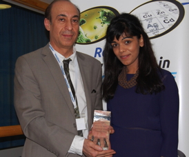 Professor Alexander Seifalian and Dr Achala de Mel, co-authors of the 1000th peer-reviewed paper to cite Nanoparticle tracking analysis.