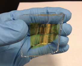 Hybrid CNT/IGZO circuits fabricated on a polyimide film laminated on a polydimethylsiloxane (PDMS) substrate USC Viterbi / Chongwu Zhou