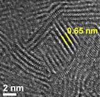 A new material developed at Rice University based on molybdenum disulfide exposes as much of the edge as possible, making it efficient as both a catalyst for hydrogen production and for energy storage.Credit: Tour Group/Rice University