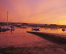 Mud flats in Topsham, Devon