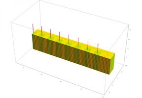 In order to create a material that is both strong and malleable and displays different behavior when exposed to more than one stimulus, researchers embedded light-responsive fibers, which are coated with spirobenzopyran (SP) chromophores, into a temperature-sensitive gel. This new material displays distinctly different behavior in the presence of light and heat.
CREDIT: University of Pittsburgh