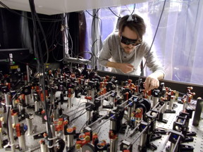 This is Bernhard Rauer in the lab at TU Wien.
CREDIT: TU Wien