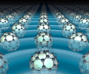 Intense laser flashes remove the electrical resistance of a crystal layer of the alkali fulleride K3C60, a football-like molecule containing 60 carbon atoms. This is observed at temperatures at least as high as minus 170 degrees Celsius.
CREDIT: J.M. Harms/MPI for the Structure and Dynamics of Matter