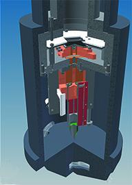 90 cut-off schematic of the camera as designed for the CM200 (Technische Universiteit Delft, The Netherlands).
CREDIT: van Genderen et al