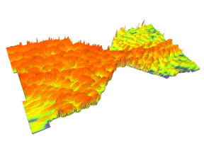 Electron wave passing through a narrow constriction.
CREDIT: TU Wien