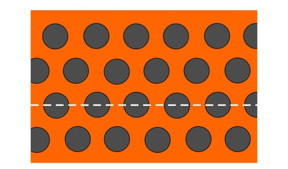 The nanostructured membrane has a honeycomb pattern with nanoholes of 68 nm in diameter. The nanoholes pin down the magnetic domains.
CREDIT: HZB