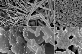 Duke University chemists have found that silver nanowire films like these conduct electricity well enough to form functioning circuits without applying high temperatures, enabling printable electronics on heat-sensitive materials like paper or plastic.
CREDIT
Ian Stewart and Benjamin Wiley