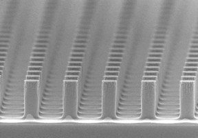 A Kyoto University and Osaka Gas silicon device could double the energy conversion rate of solar cells. Each vertical rod measures about 500 nm in height.
CREDIT
Kyoto University/Noda Lab