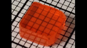 A sample of cesium lead bromide, a new material that makes nuclear radiation detection cheaper and more accessible.