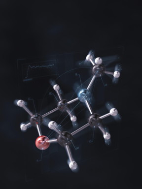 Researchers imaged subtle motions of a molecule known as N-methyl morpholine when excited by UV light.

CREDIT
Brown University / SLAC