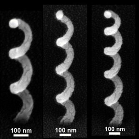 The nano-antennae werde produced in an electron microscope by direct electron-beam writing.

CREDIT
HZB