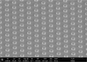 An electron microscope image shows an array of thermal light emitters created by Rice University engineers. The emitters are able to deliver highly configurable thermal light. (Credit: The Naik Lab/Rice University)

CREDIT
The Naik Lab/Rice University

