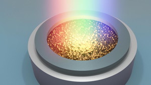 Artistic rendering of Argonne's photo-excitation technology for fast recharging of lithium-ion batteries.

CREDIT
Argonne National Laboratory