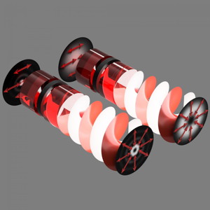 The creation of hybrid entangled photons by combining polarisation with a "twisted" pattern that carries orbital angular momentum.

CREDIT
Wits University