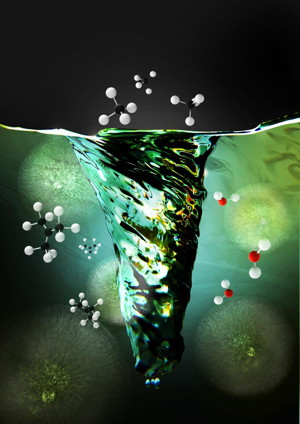 This is an artistic illustration of atomic layer deposition.

CREDIT
J. Luterbacher (EPFL)