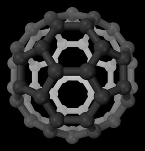 Impacting positrons release positronium from C60.

CREDIT
Benjah-bmm27, public domain.