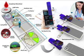 A schematic drawing of the new device system.

Graphic courtesy Brian Cunningham