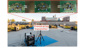 Princeton researchers have developed a new type of phased array antenna based on large-area electronics technology, which could enable many uses of emerging 5G and 6G wireless networks. The researchers tested the system on the roof of Princeton's Andlinger Center for Energy and the Environment.

CREDIT
Can Wu