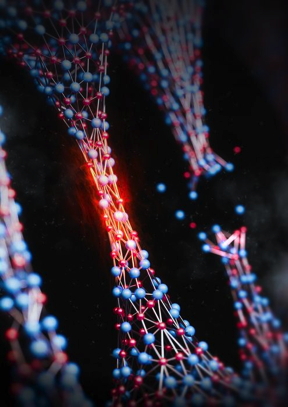 Cover of Advanced Materials with an artist impression of amorphous silicon carbide nanostrings testing to it's limit tensile strenght.

CREDIT
Science Brush