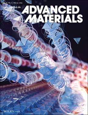 An artists rendering of the nanoscale thermometers developed in the Maxx Arguilla lab at UC Irvine. 
Credit: Advanced Materials